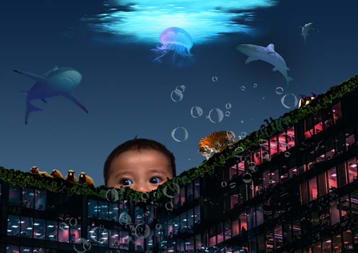 Photoshopデジタルコラージュ